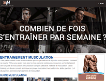 Tablet Screenshot of espace-musculation.com